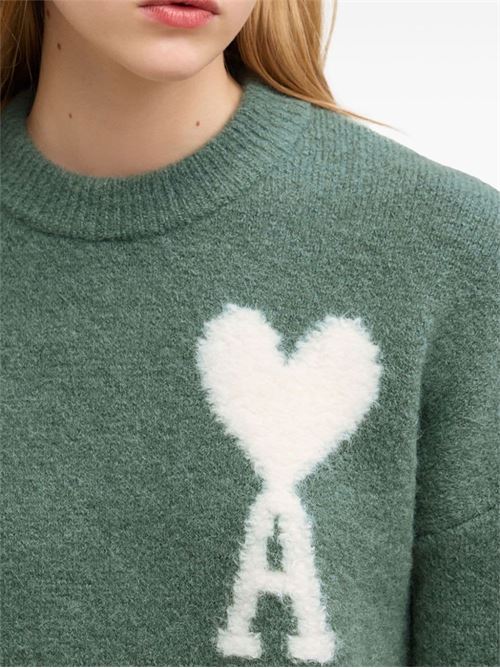 Ami De Coeur Sweater AMI PARIS | UKS025KN00324013